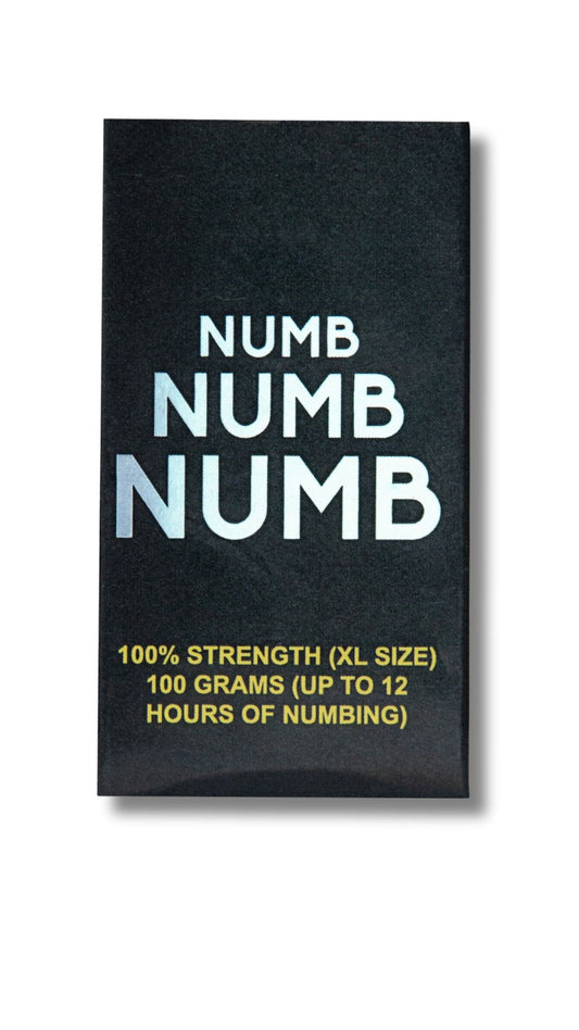 NUMB- NUMB - NUMB 100% STRENGTH - TATTOO NUMBING CREAM - EXTRA LARGE